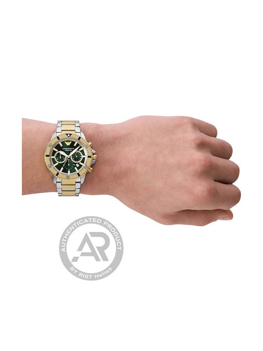 Emporio Armani Diver Ceas Barbati 43mm Cronograf Baterie cu