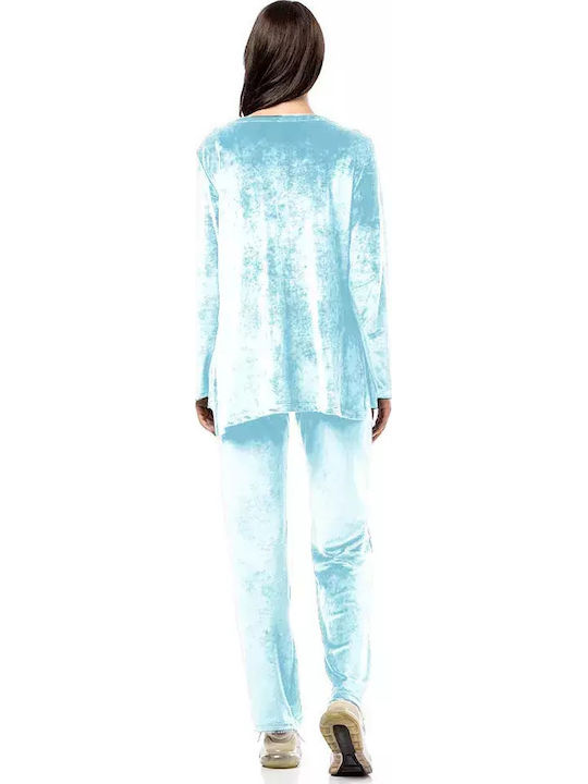 Women's Tunic Dress Light Blue