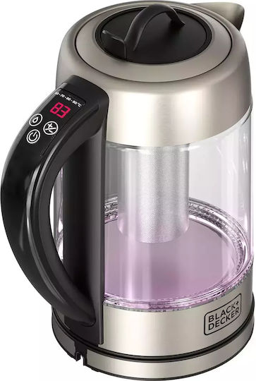 Black & Decker Reisekessel 1.7Es 2200W Silber