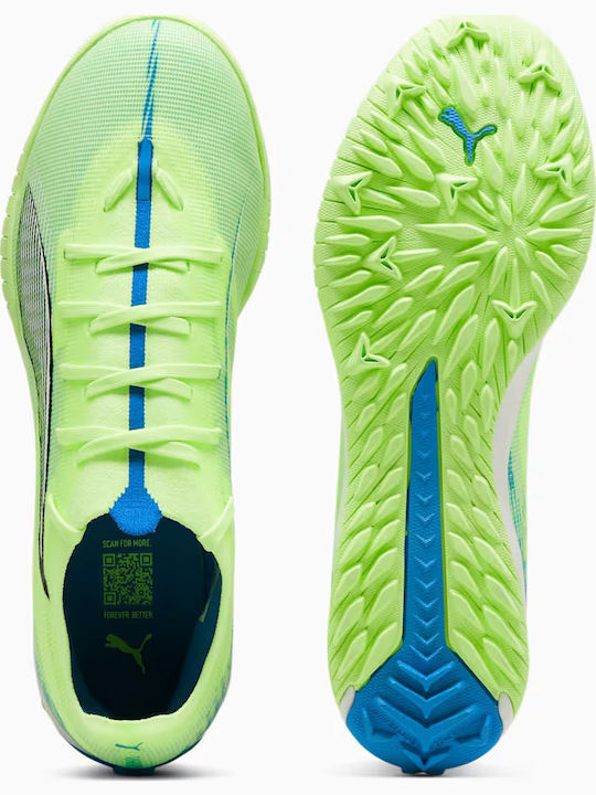 PUMA Ultra 5 Match Fußballschuhe mit geformten Stollen Grün