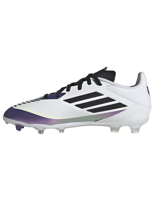 adidas League FG/MG Low Football Shoes with Cleats White