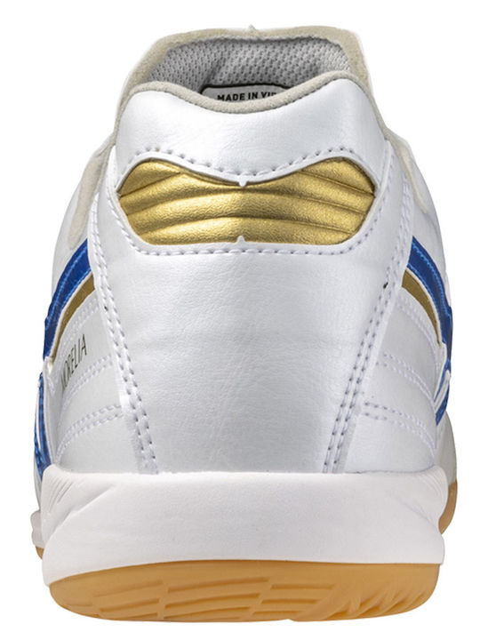 Mizuno Morelia Fußballschuhe Halle Silber