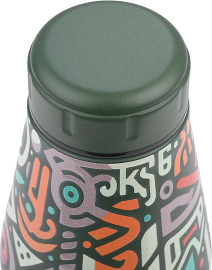 Estia Travel Flask Save the Aegean Ανακυκλώσιμο Μπουκάλι Θερμός Ανοξείδωτο BPA Free 500ml Geovivid