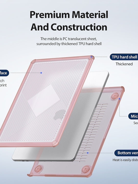 Dux Ducis Lcgh Series Θήκη Laptop MacBook Air 15" (2023 / 2024) Μαύρη Dux Ducis Lcgh Series Θήκη Laptop MacBook Air 15" (2023 / 2024) Μαύρη