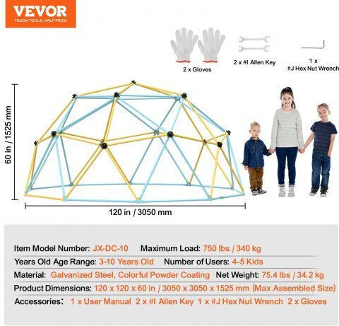 Vevor for 3+ Years Years Multicolour