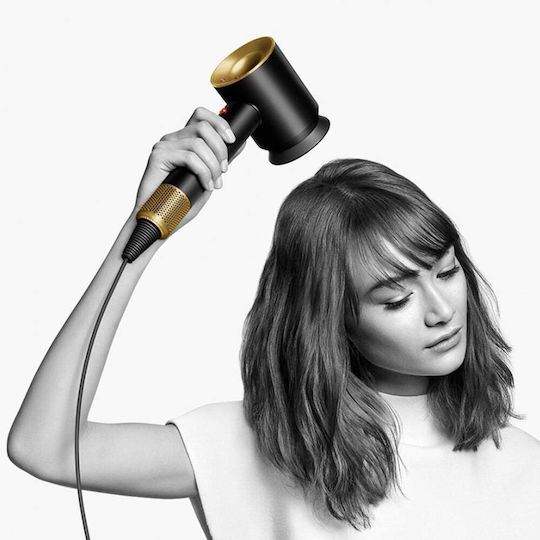 Dyson Supersonic HD07 Ionic Professional Hair Dryer Turbo with Diffuser 1600W Onyx / Gold