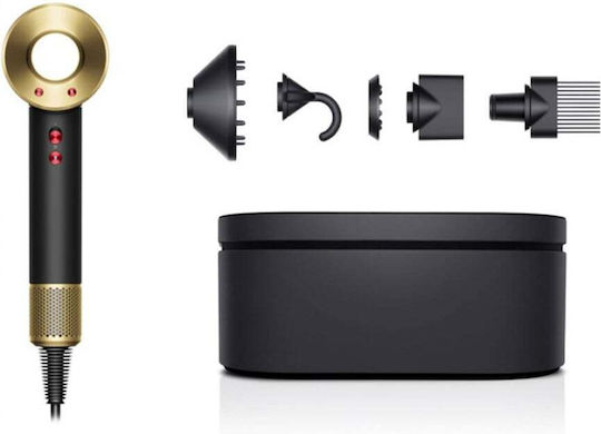 Dyson Supersonic HD07 Ionic Professional Hair Dryer Turbo with Diffuser 1600W Onyx / Gold