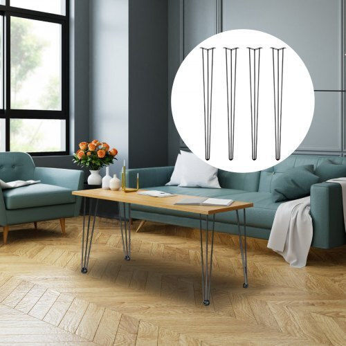 Σετ 4 Μαύρα Πόδια Τραπεζιού Vevor 40" Βαριά Χρήση Tzzt4pcs40yc3g001v0