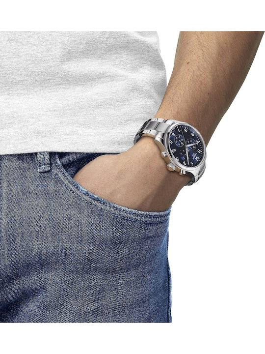 Tissot Chrono Xl Classic Ρολόι Μπαταρίας με Μεταλλικό Μπρασελέ Tissot Chrono Xl Classic Ρολόι Μπαταρίας με Μεταλλικό Μπρασελέ