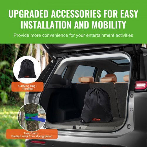 Vevor Zipline Set for Kids and Adults 52 Ft Up to 500 Lb Safety Harness Seat Handle Sshstj52ycnlkbc04v0