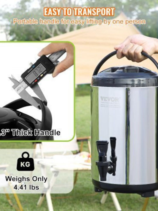Vevor Stainless Steel Beverage Dispenser 2 Gallons Faucet Ylhlqqyx10l0znm43v0