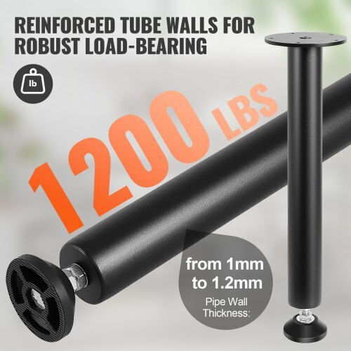 Ρυθμιζόμενα Πόδια Γραφείου Vevor 406.4mm Σετ 4 Βαρέως Τύπου Μαύρα Zgzt2yc16incqviupv0