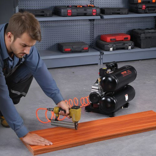 Vevor Κομπρεσέρ Αέρος 80dB με Ισχύ 1hp και Αεροφυλάκιο 18lt