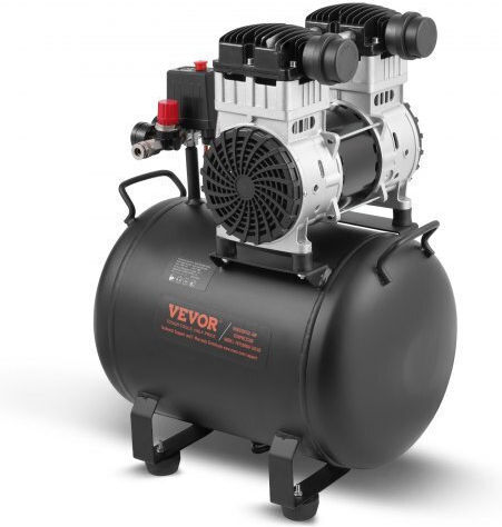Vevor Κομπρεσέρ Αέρος 78dB με Ισχύ 2hp και Αεροφυλάκιο 10lt