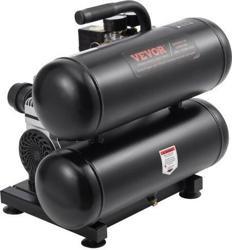 Vevor Κομπρεσέρ Αέρος 80dB με Ισχύ 1hp και Αεροφυλάκιο 18lt