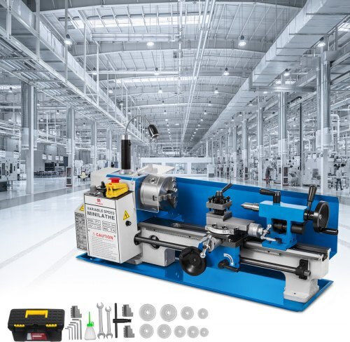 Vevor Mini-Drehmaschine JSMNCC7X14-550W01V2 mit Leistung 550 Watt