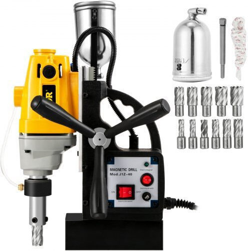 Vevor Μαγνητικό Δράπανο MD40CLZJZT11JT001V2 με Ισχύ 1.1kW