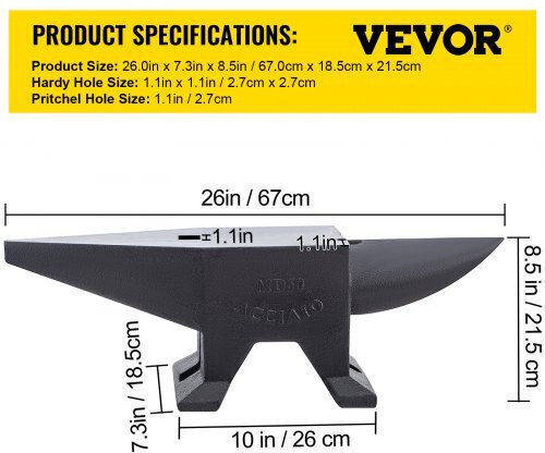 Vevor Αμόνι GZHSBDD132LBS2ADFV0