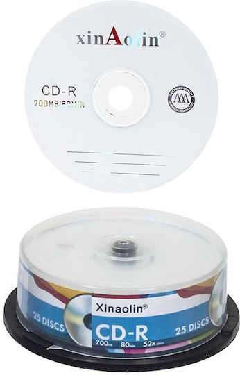 Justnote Recordable CD-R 700MB Cake Box 25pcs