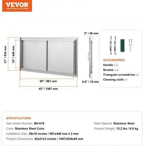 Vevor Commercial Cooking Equipment Part