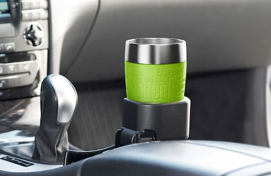 Tefal Travel Cup Glass Thermos Stainless Steel 200ml Green with Mouthpiece