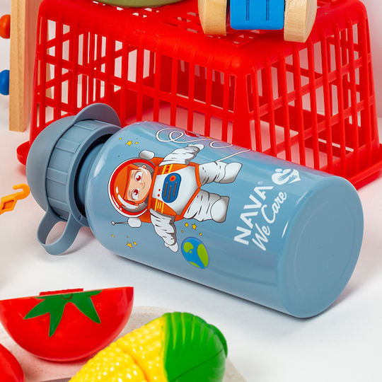 Nava Μπουκάλι Θερμός Ανοξείδωτο BPA Free 400ml Γαλάζιο Γαλάζιο