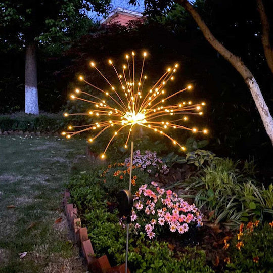 120 Lichterketten LED 1m. Warmes Weiß Solar Typ Feuerwerk 1Stück