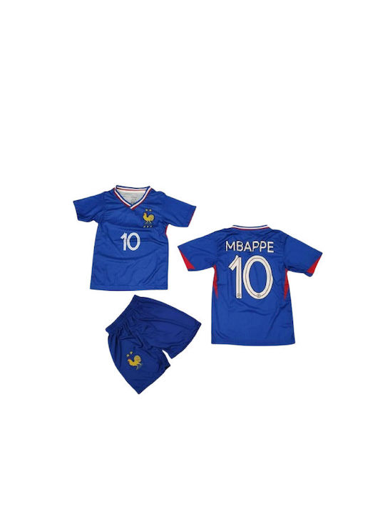 Kids France National Team Jersey Set Shorts Mbappe Euro2024