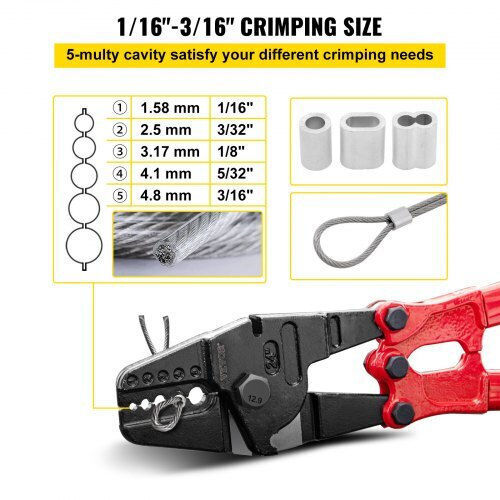 Vevor Ethernet Internet Cable Crimping Plier (Length 609.6mm)