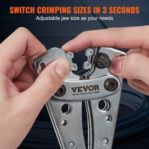 Vevor Πρέσα Ακροδεκτών Δικτύου Διατομής 6 - 50mm²