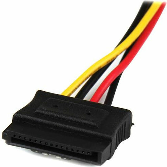 StarTech 15-Pin Sata - 4-Pin Molex Cable 0.3m Πολύχρωμο PYO2LP4LSATA