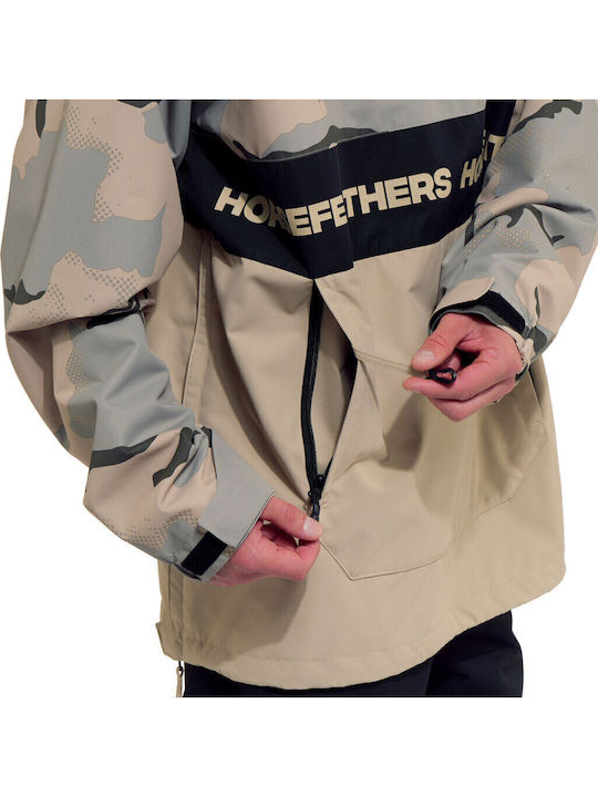 Horsefeathers OM322C Masculin Jachetă pentru Schi & Snowboard Bej