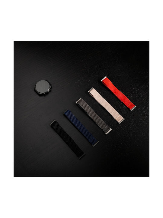 Armband Stoff Gray (Galaxy Watch4/5/6/7/FE/4 Classic/6 Classic/5 Pro)