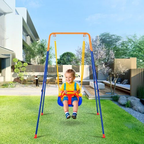 Vevor Plastic Foldable Swing Beige