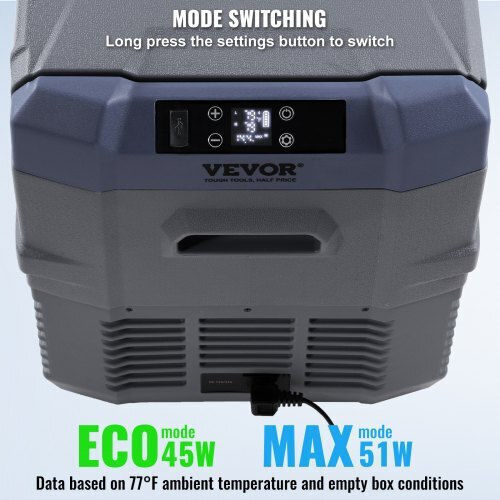 Vevor Преносим Хладилник 32л Капацитет 100-240V / 12V / 24V Черен