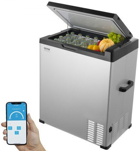 Vevor Φορητό Ψυγείο 70lt 100-240V Inox