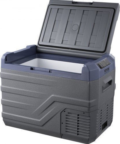 Vevor Преносим Хладилник 37л Капацитет 100-240V / 12V / 24V Сив