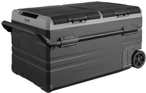 Vevor Преносим Хладилник 115л Капацитет 12V Сив