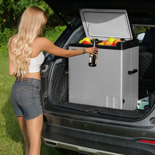 Vevor Φορητό Ψυγείο 70lt 100-240V Inox