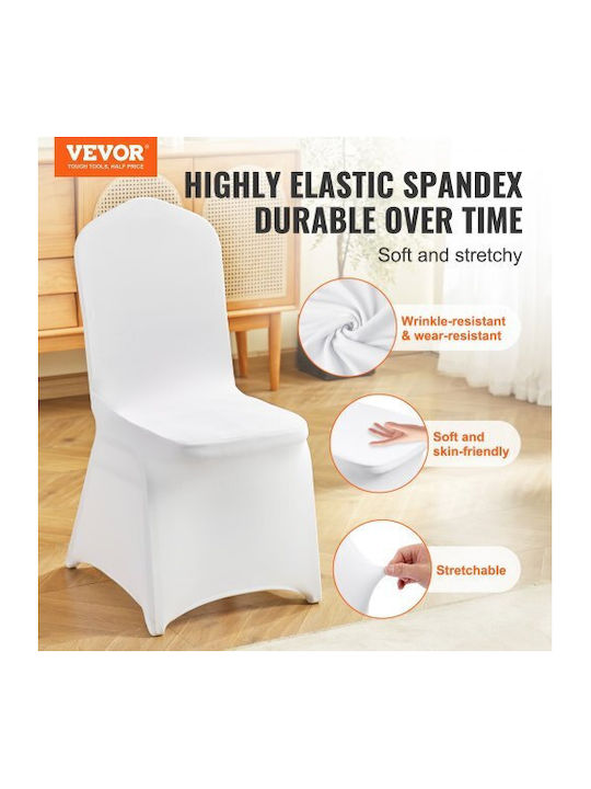Vevor Elastic Cover for Chair White 12pcs YTZKQB12PCSB5Z471V0
