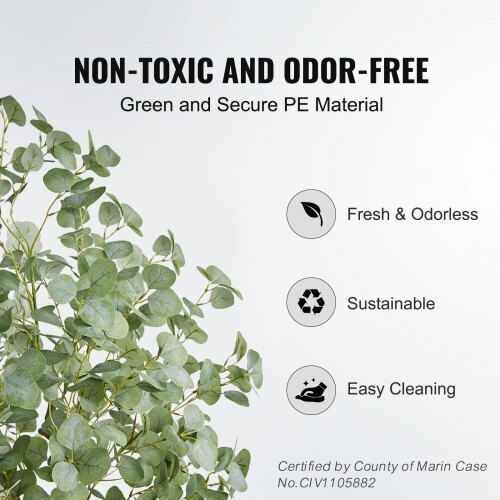 Arbore Artificial de Exterior Eucaliptus Green 180cm Vevor