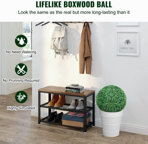 Tufă Artificială Verde 50cm 2buc Vevor