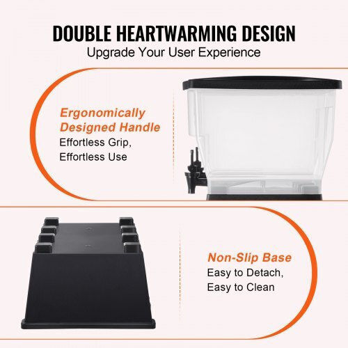 Vevor Beverage Dispenser 2x3 Gallons Party Plastic Juice Dispenser Base Faucet Ylfpqslfpqslws7mzv0