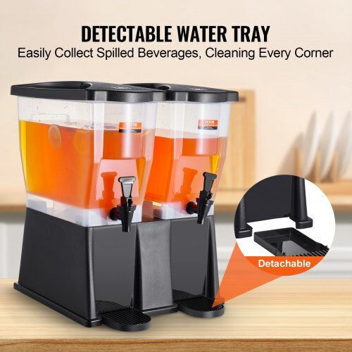 Vevor Beverage Dispenser 2x3 Gallons Party Plastic Juice Dispenser Base Faucet Ylfpqslfpqslws7mzv0