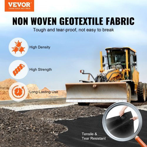 Vevor WFB1M50M100GAQUY7V0 Αντιπαγετική Κουκούλα 150gr/m² 1x50m Μαύρο
