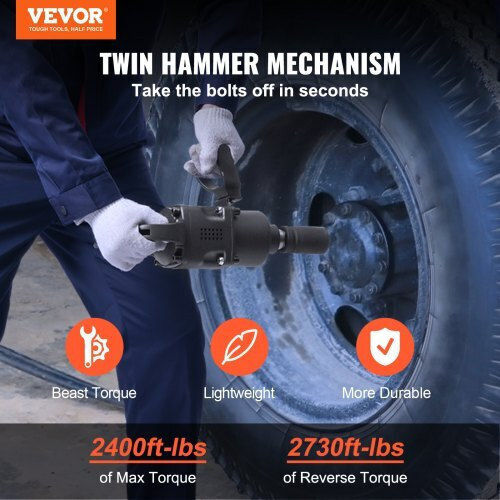 Vevor Air Impact Wrench 1" KQ2600N13840NVXUNV0