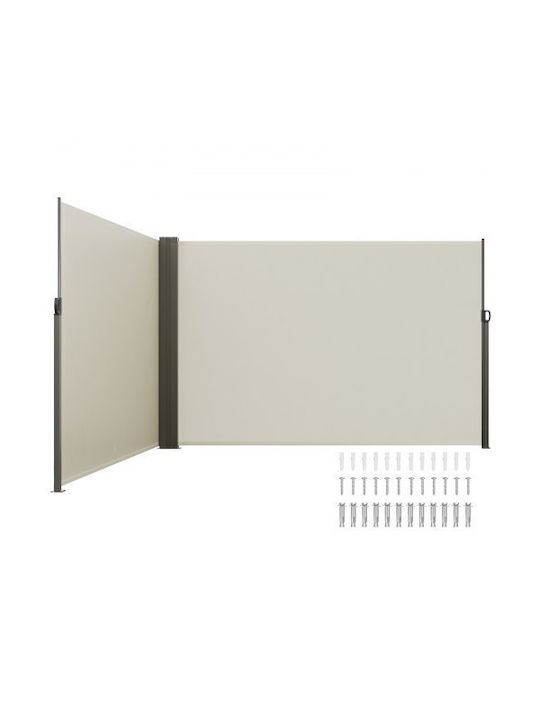 Vevor Αναδιπλούμενη Πλευρική Τέντα 79''x 236'' Μπεζ Ksscp200x600hpszpv0