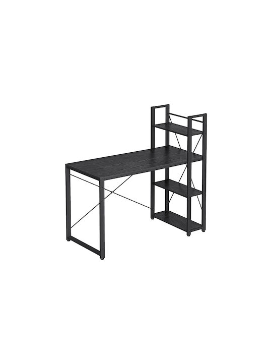 Γραφείο Vasagle Ράφια 120 Cm Ebony Black