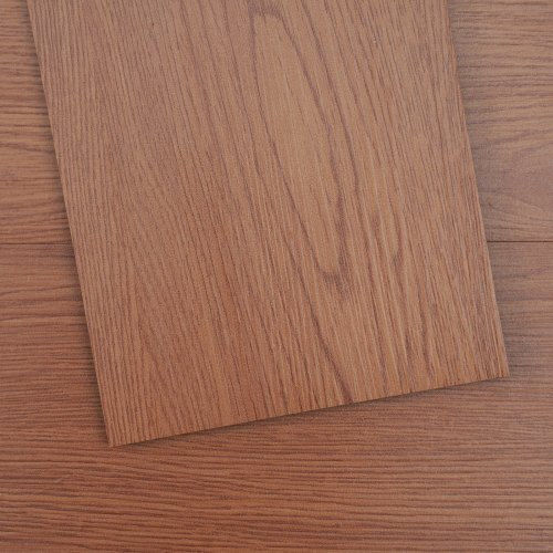 Vevor Set Plastic Floor Vinyl with 36 Tiles 2.5mm L91.44pcsxW15.24pcs Brown