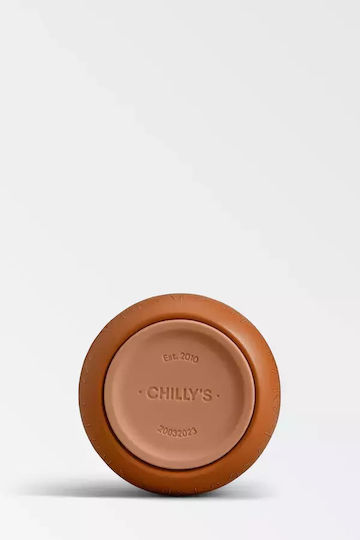 Chilly's Series 2 Elements Thermos Bottle Stainless Steel BPA Free 500ml Fire Orange